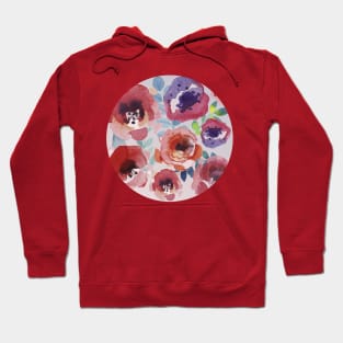 Painted Circle Flower Hoodie